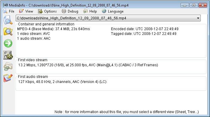 MediaInfo,MediaInfo下载,编码信息