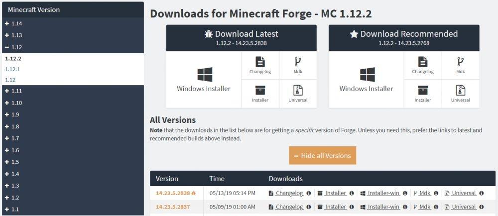 我的世界,Forge安装器.