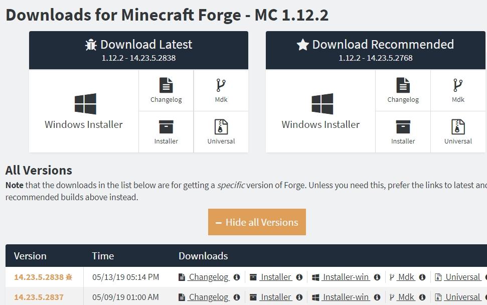 我的世界,Forge安装器.
