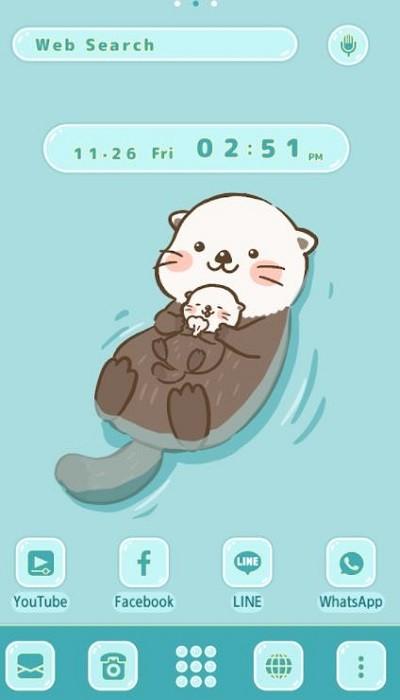水獭家族主题软件下载,水獭家族,主题app,壁纸app